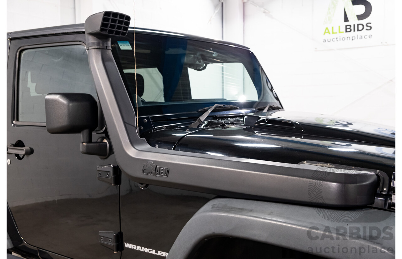 9/2013 Jeep Wrangler Sport (4x4) JK MY13 2d Softtop Black 3.6L