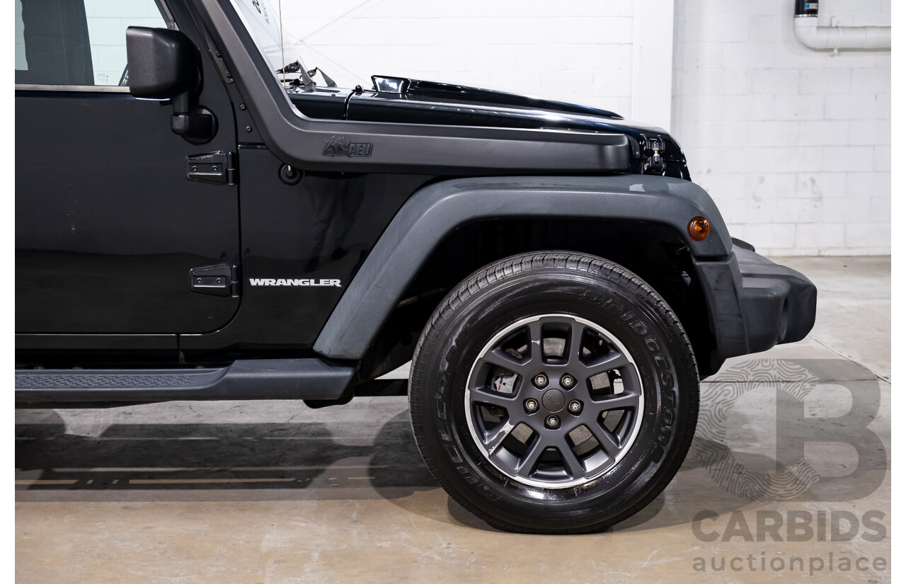 9/2013 Jeep Wrangler Sport (4x4) JK MY13 2d Softtop Black 3.6L
