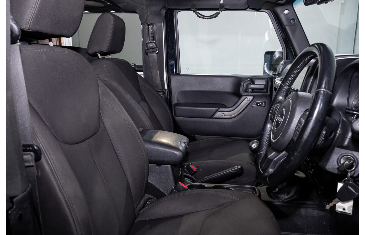 9/2013 Jeep Wrangler Sport (4x4) JK MY13 2d Softtop Black 3.6L