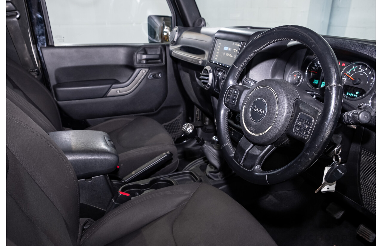 9/2013 Jeep Wrangler Sport (4x4) JK MY13 2d Softtop Black 3.6L