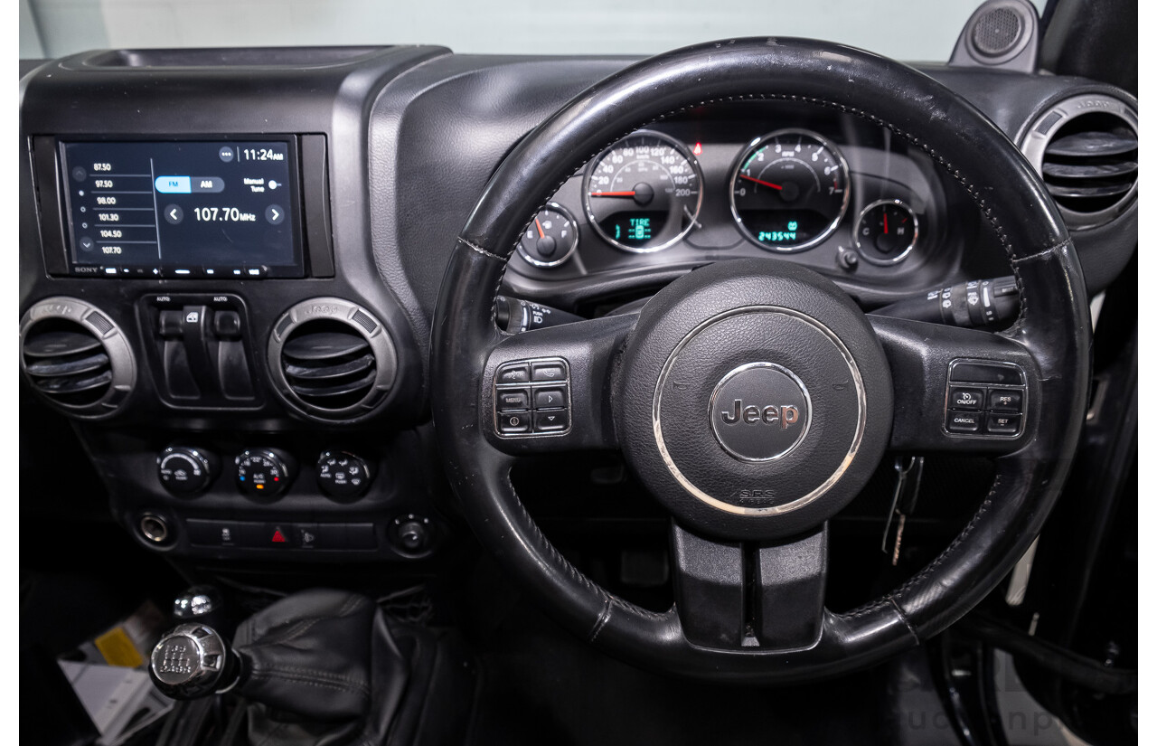 9/2013 Jeep Wrangler Sport (4x4) JK MY13 2d Softtop Black 3.6L