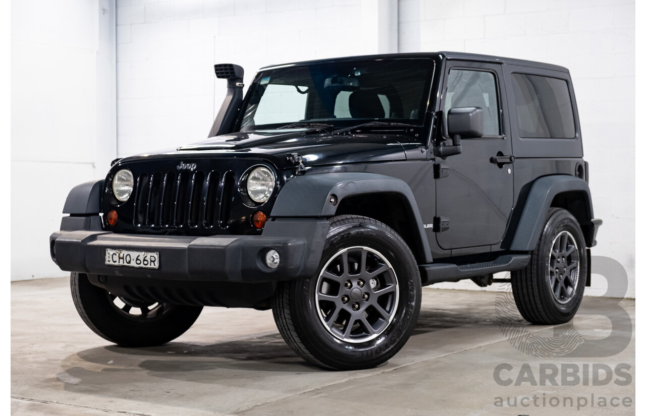 9/2013 Jeep Wrangler Sport (4x4) JK MY13 2d Softtop Black 3.6L