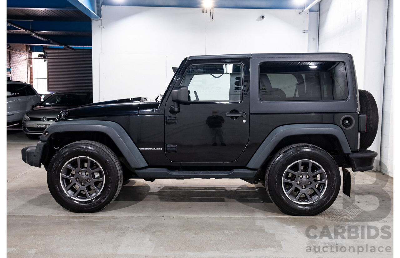 9/2013 Jeep Wrangler Sport (4x4) JK MY13 2d Softtop Black 3.6L