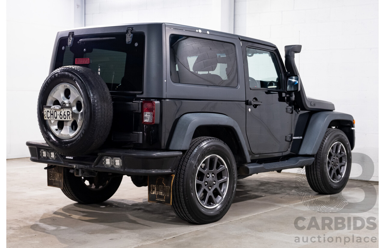 9/2013 Jeep Wrangler Sport (4x4) JK MY13 2d Softtop Black 3.6L