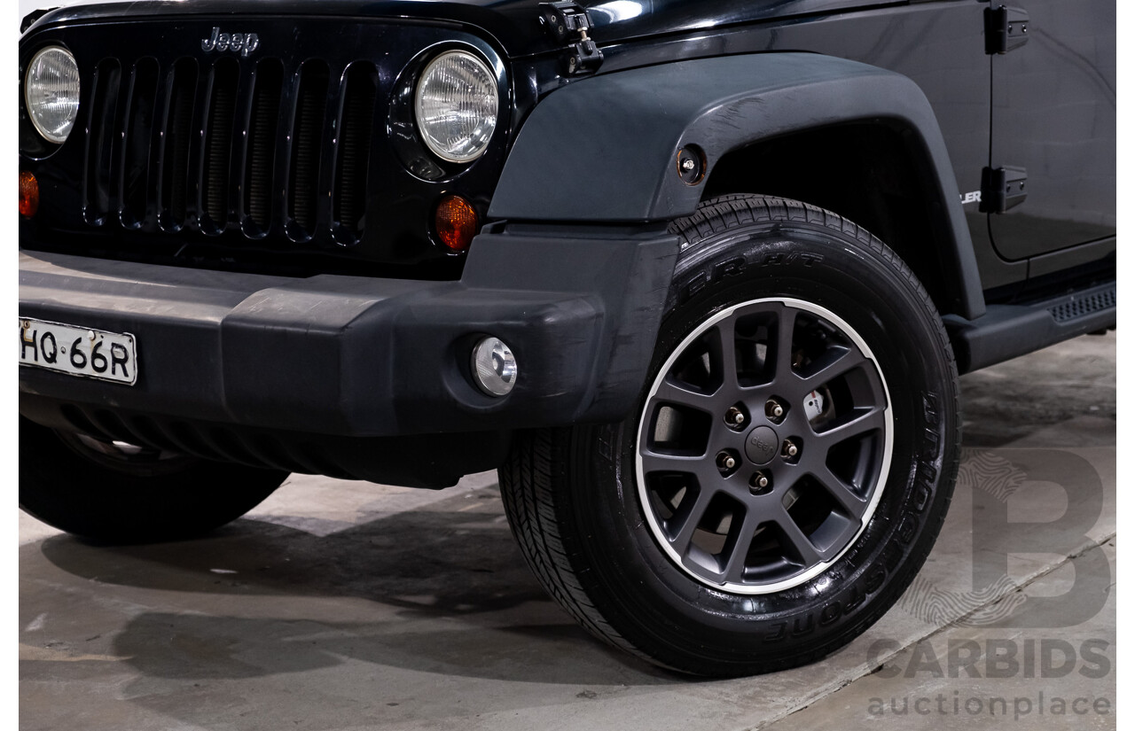 9/2013 Jeep Wrangler Sport (4x4) JK MY13 2d Softtop Black 3.6L