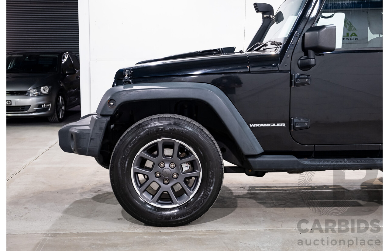 9/2013 Jeep Wrangler Sport (4x4) JK MY13 2d Softtop Black 3.6L