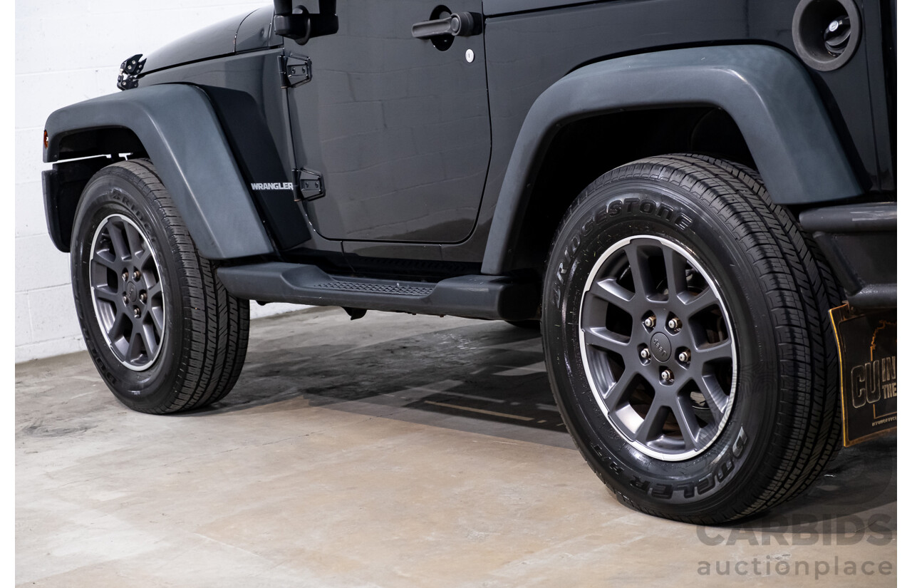 9/2013 Jeep Wrangler Sport (4x4) JK MY13 2d Softtop Black 3.6L