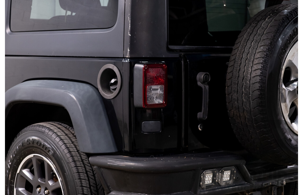 9/2013 Jeep Wrangler Sport (4x4) JK MY13 2d Softtop Black 3.6L