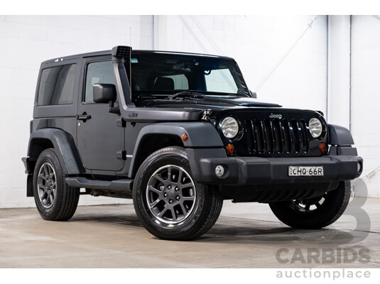 9/2013 Jeep Wrangler Sport (4x4) JK MY13 2d Softtop Black 3.6L