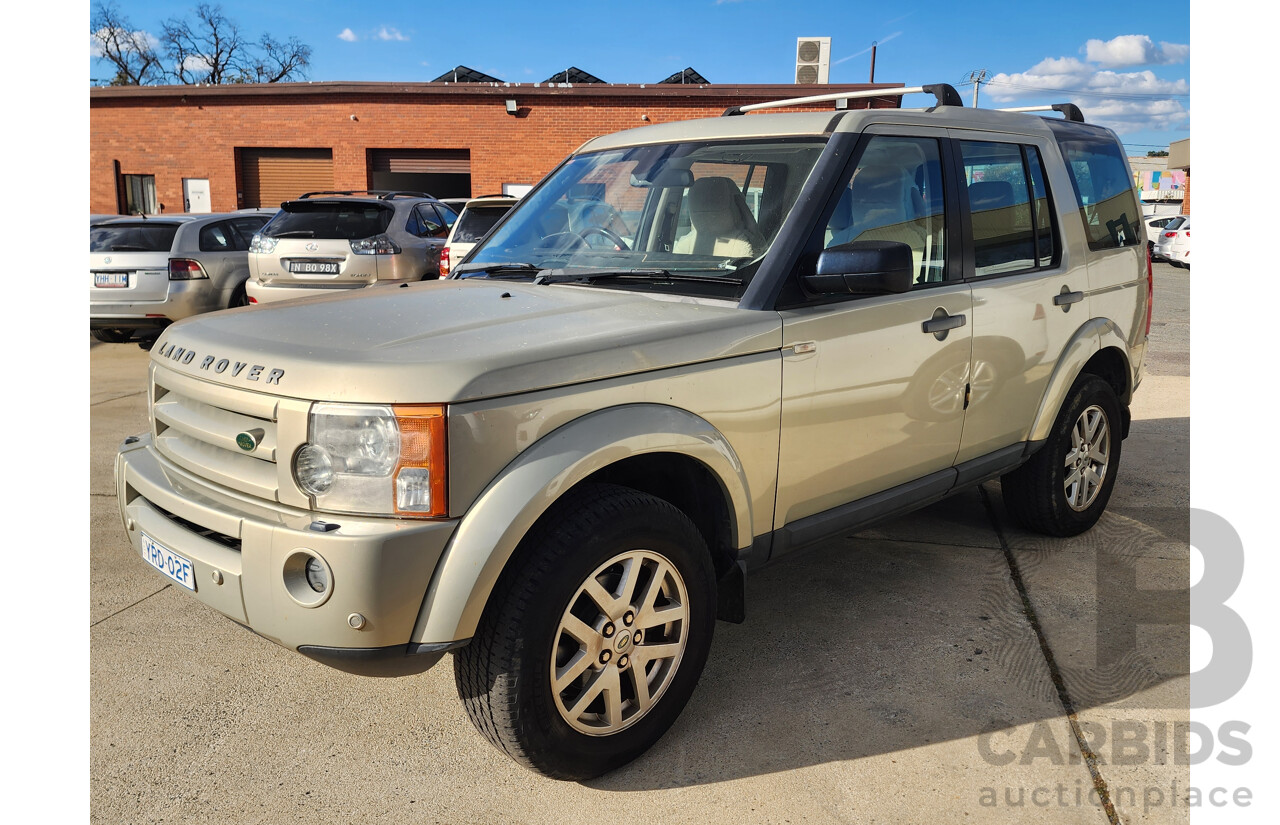 10/2008 Land Rover Discovery 3 SE MY08 4d Wagon Beige 2.7L