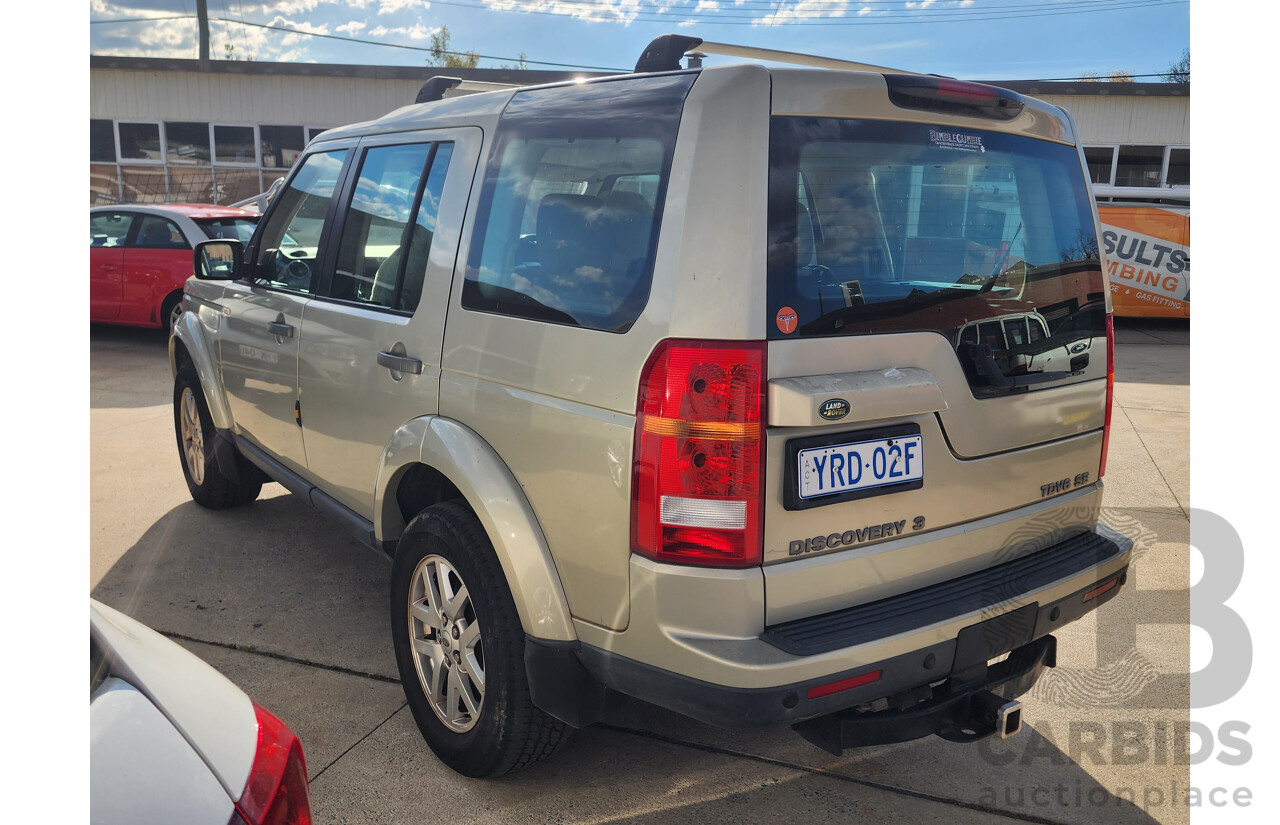 10/2008 Land Rover Discovery 3 SE MY08 4d Wagon Beige 2.7L