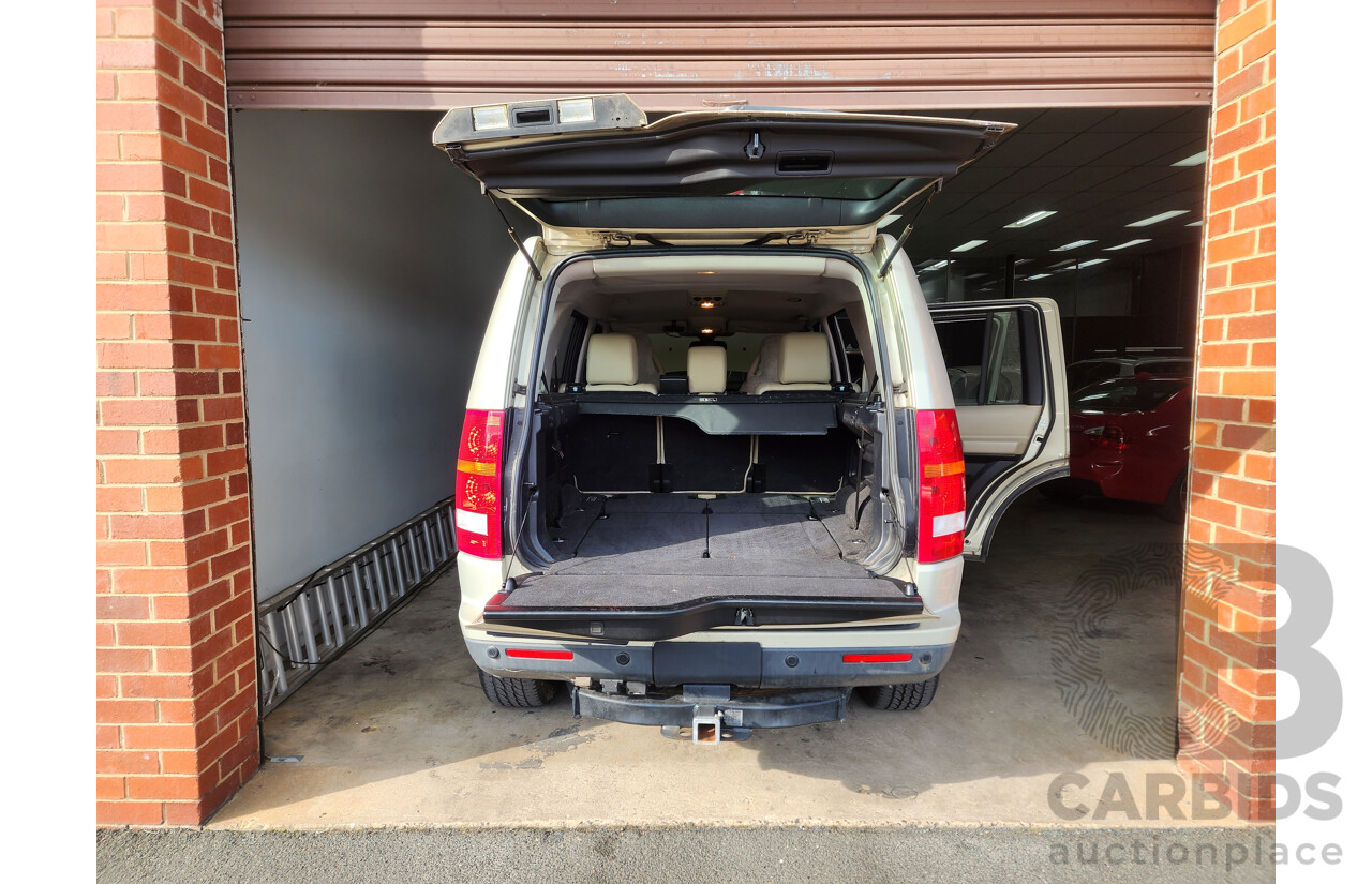 10/2008 Land Rover Discovery 3 SE MY08 4d Wagon Beige 2.7L