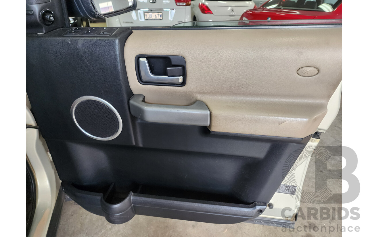 10/2008 Land Rover Discovery 3 SE MY08 4d Wagon Beige 2.7L