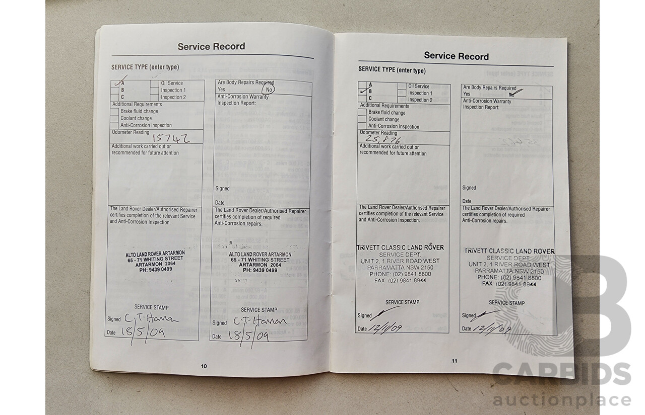 10/2008 Land Rover Discovery 3 SE MY08 4d Wagon Beige 2.7L