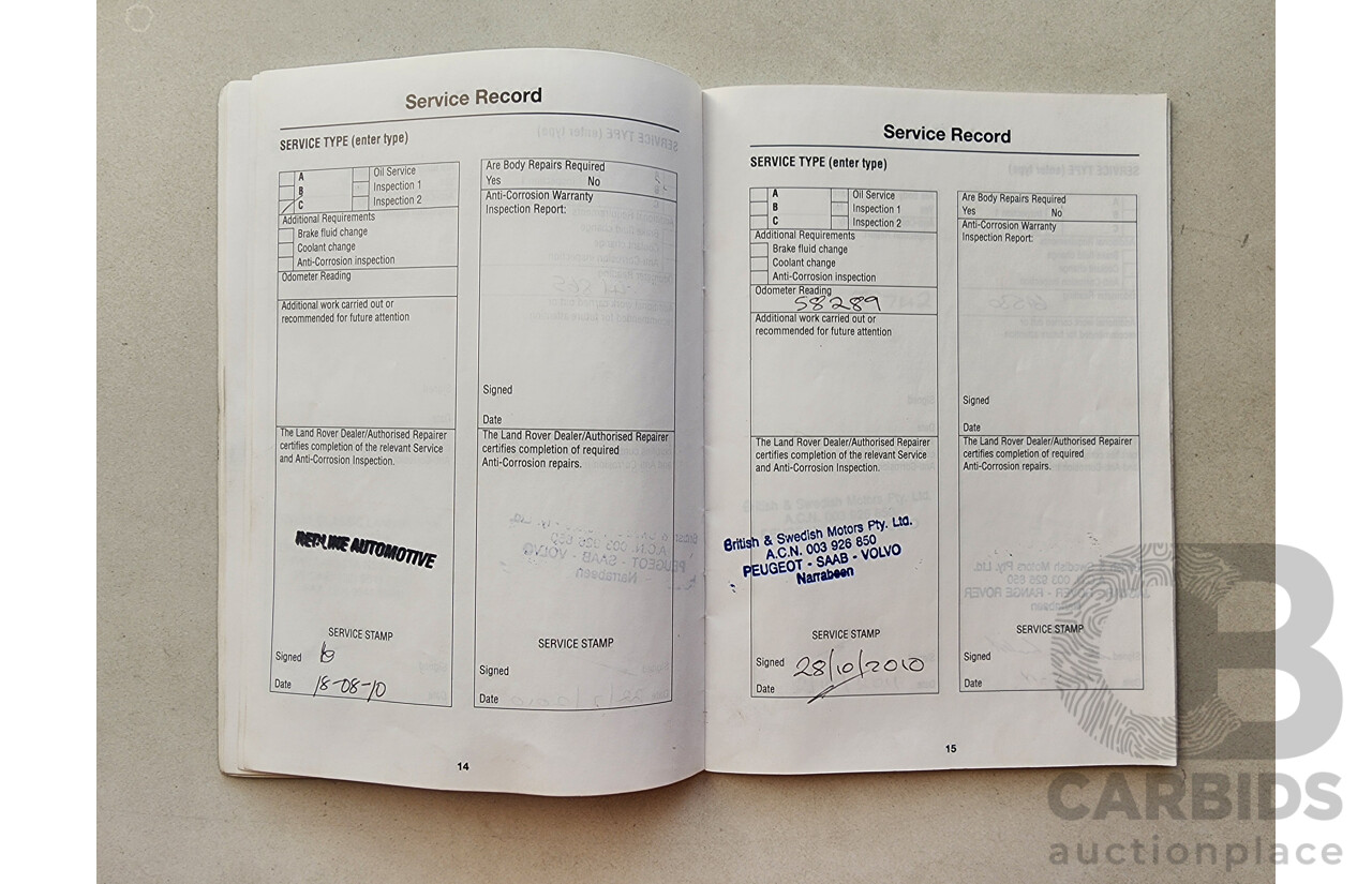 10/2008 Land Rover Discovery 3 SE MY08 4d Wagon Beige 2.7L