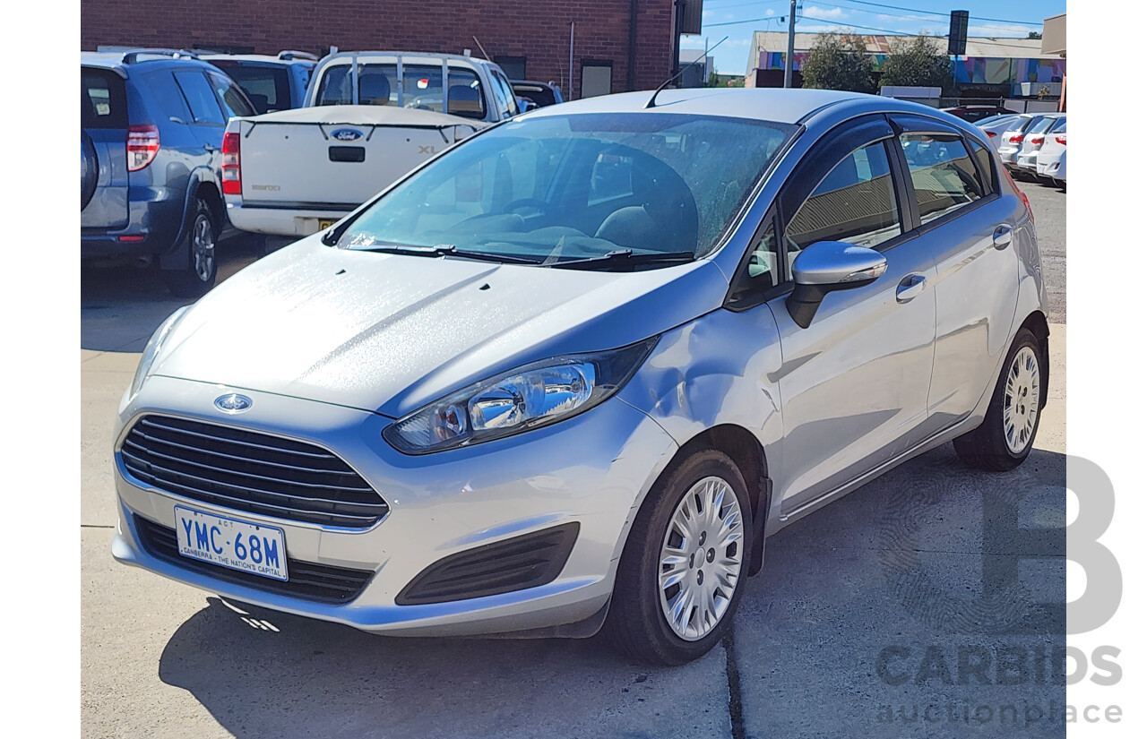 10/2013 Ford Fiesta Ambiente WZ 5d Hatchback silver 1.5L