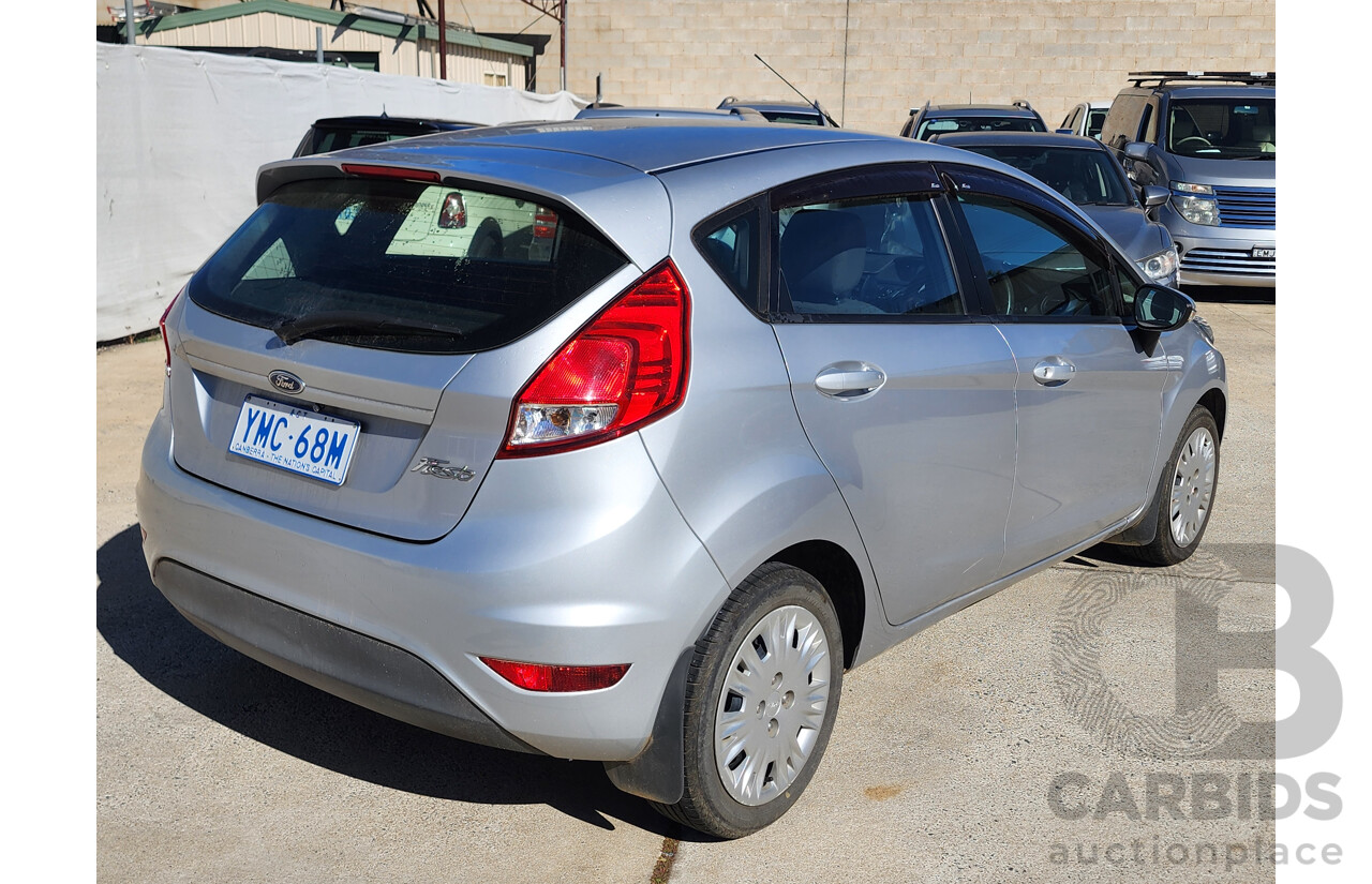 10/2013 Ford Fiesta Ambiente WZ 5d Hatchback silver 1.5L