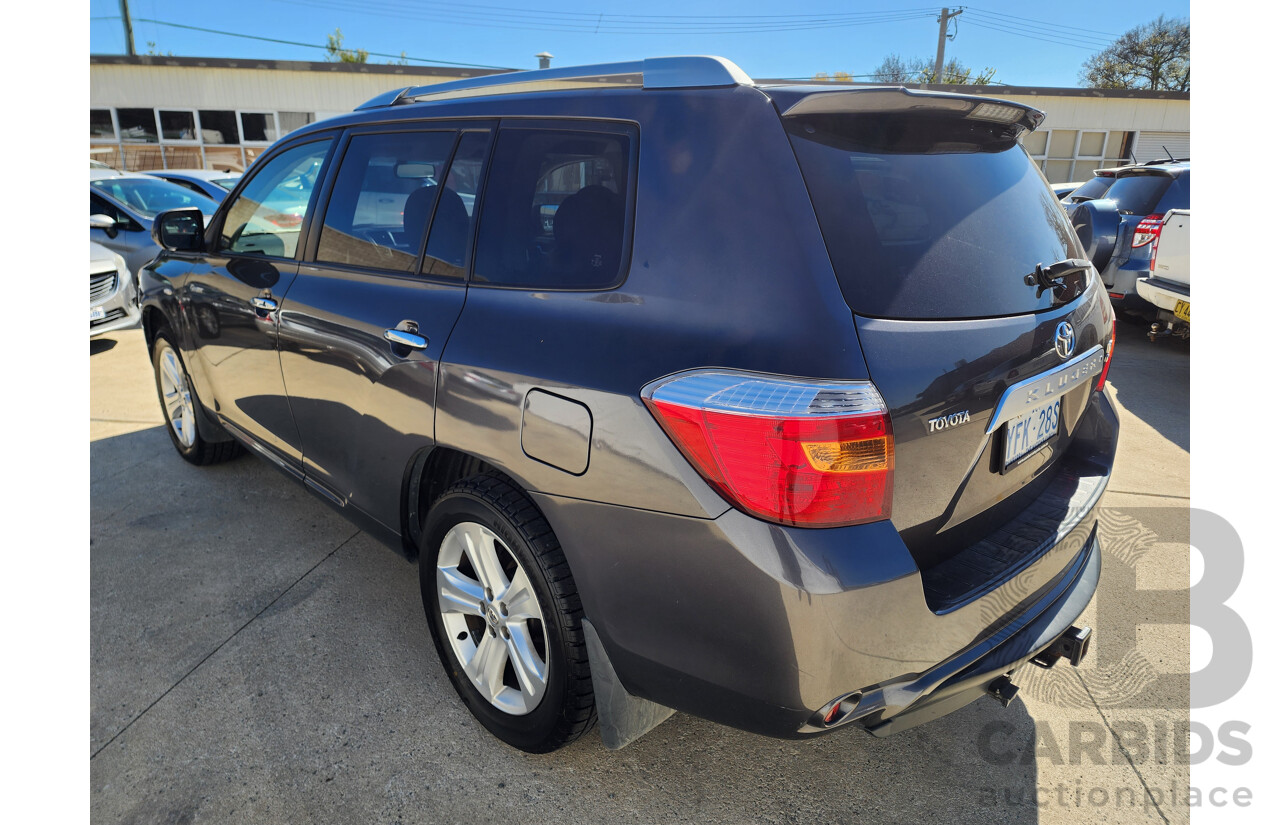 1/2008 Toyota Kluger Grande (fwd) GSU40R 4d Wagon Grey 3.5L