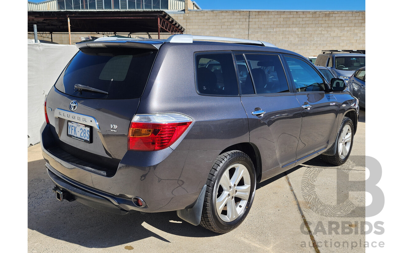 1/2008 Toyota Kluger Grande (fwd) GSU40R 4d Wagon Grey 3.5L
