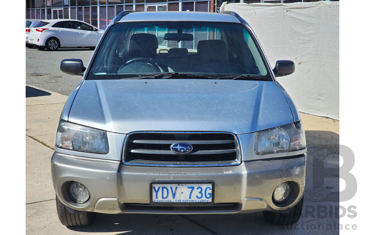 4/2005 Subaru Forester XS MY05 4d Wagon Silver 2.5L
