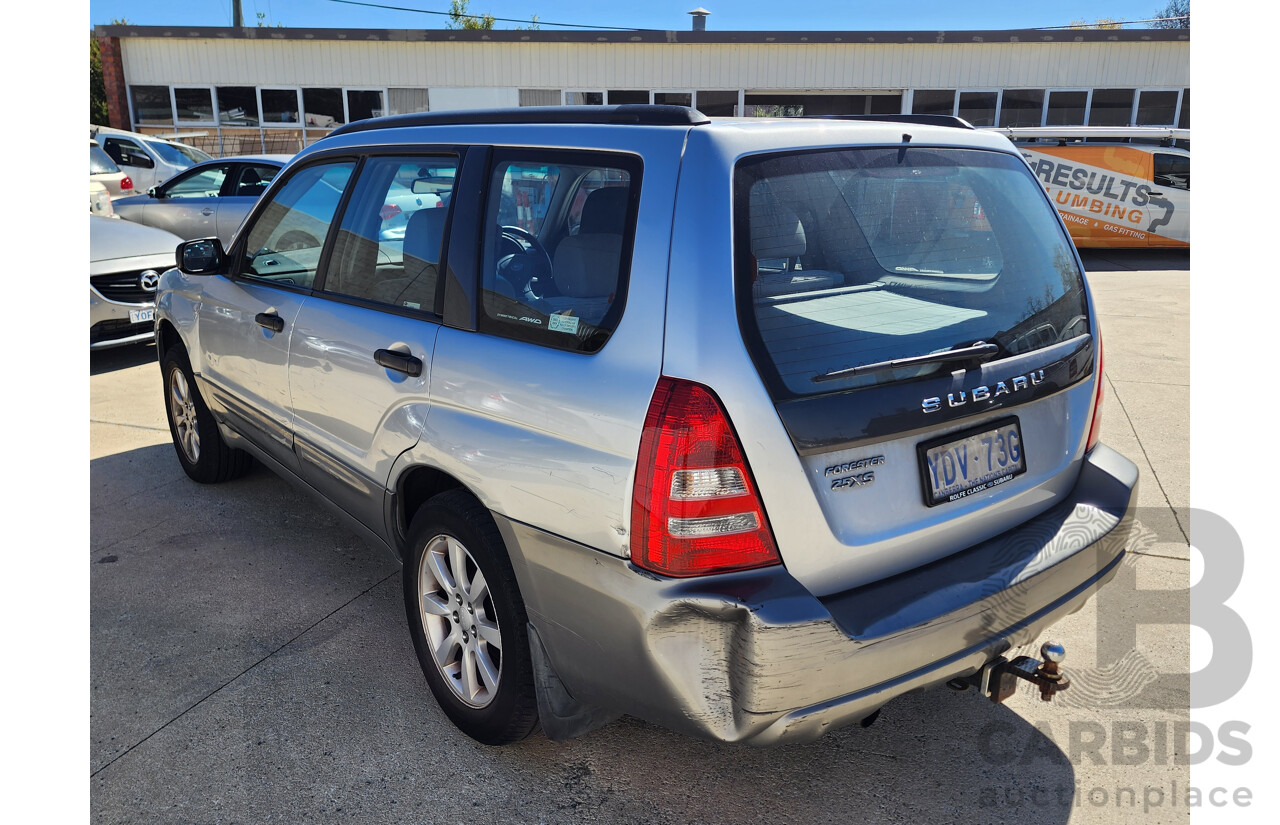 4/2005 Subaru Forester XS MY05 4d Wagon Silver 2.5L