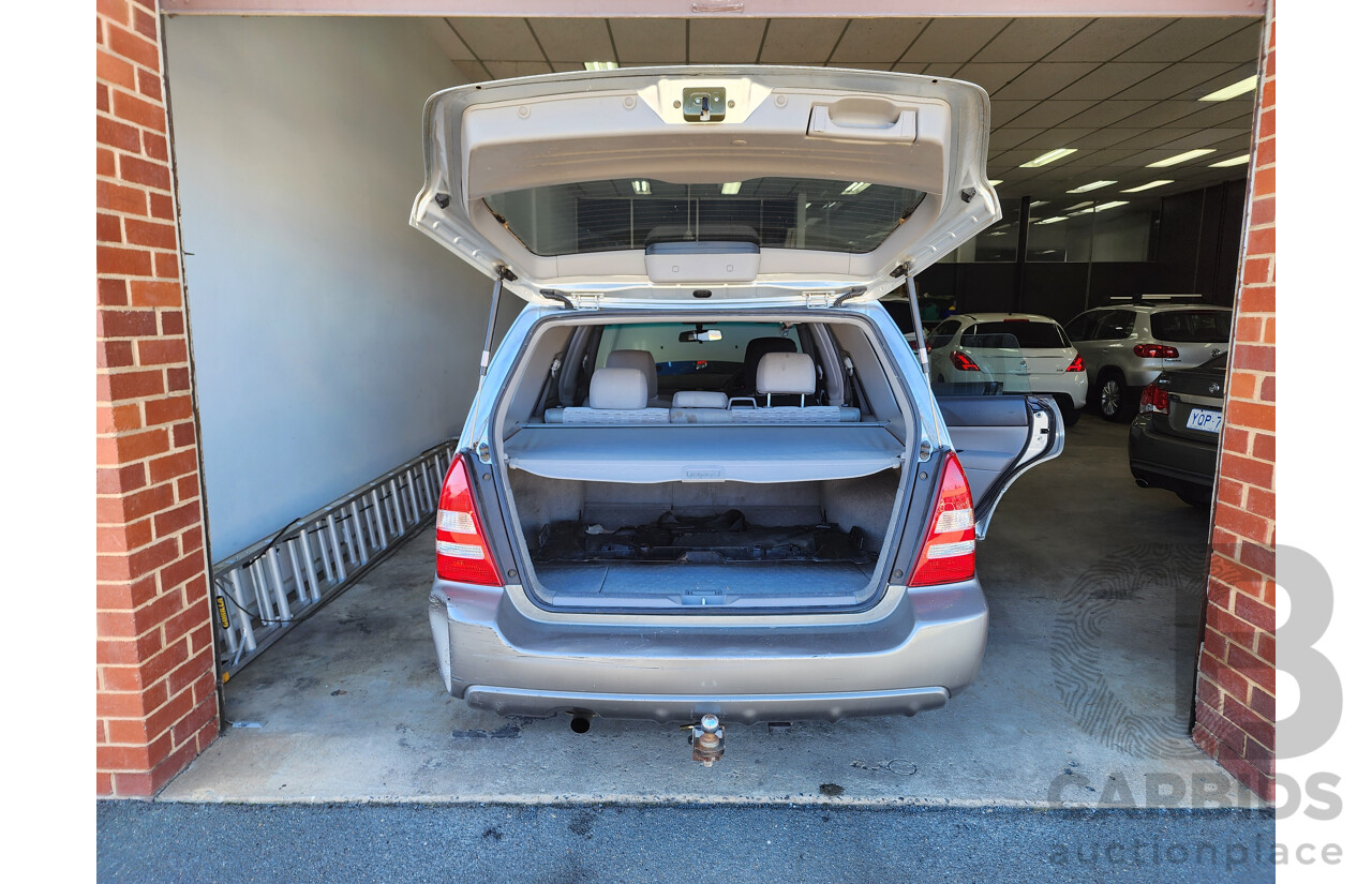 4/2005 Subaru Forester XS MY05 4d Wagon Silver 2.5L