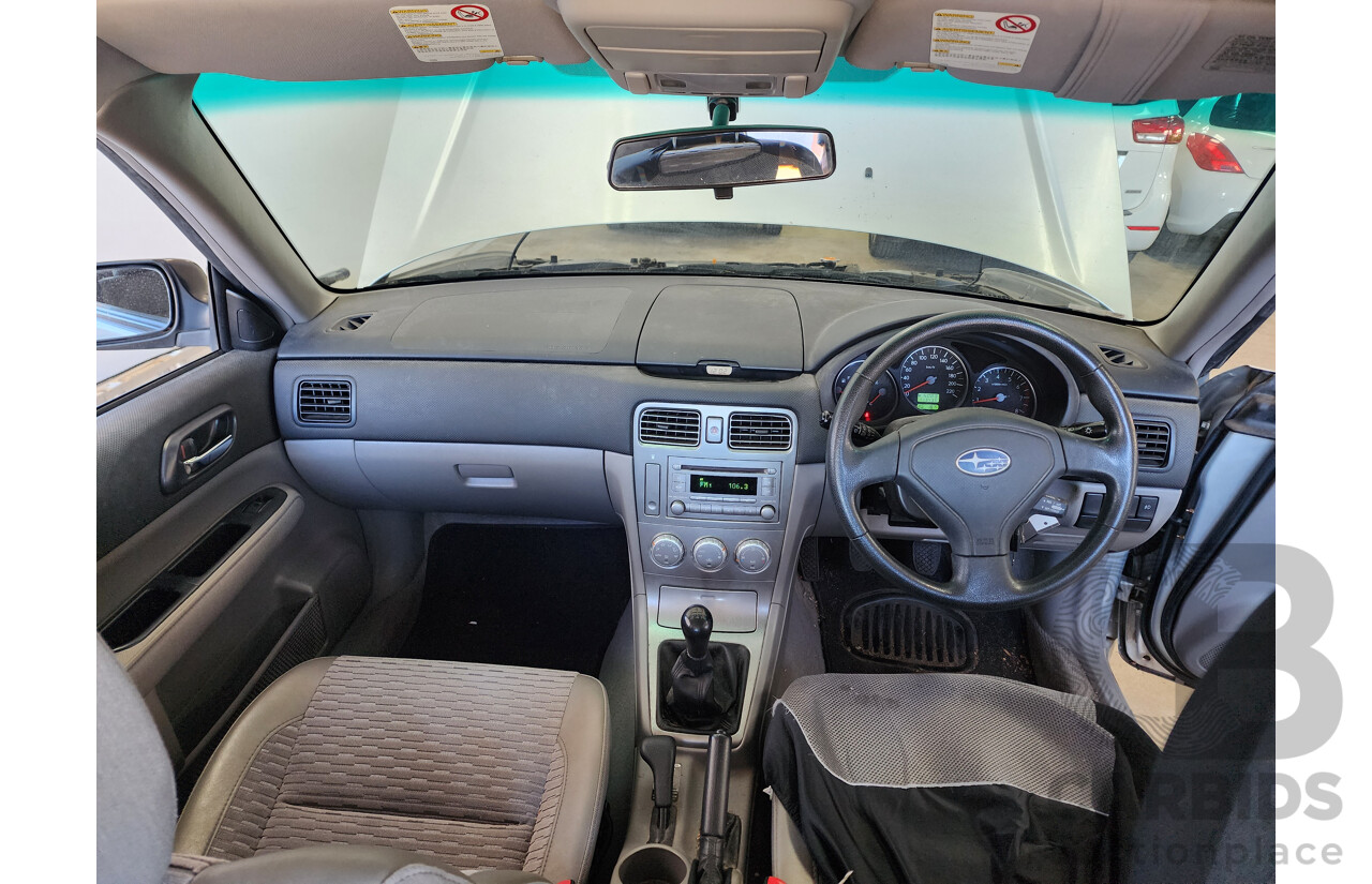 4/2005 Subaru Forester XS MY05 4d Wagon Silver 2.5L
