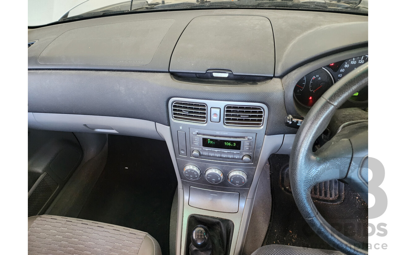 4/2005 Subaru Forester XS MY05 4d Wagon Silver 2.5L