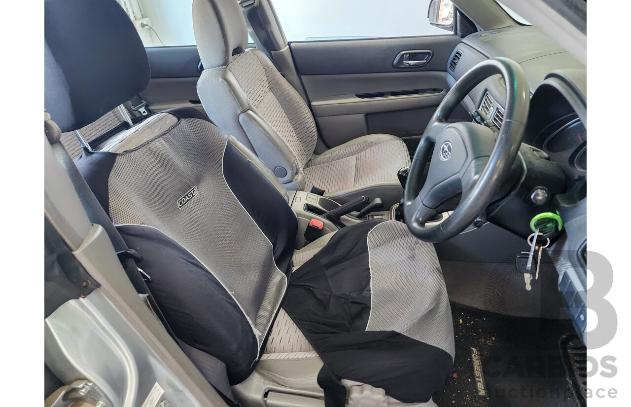 4/2005 Subaru Forester XS MY05 4d Wagon Silver 2.5L