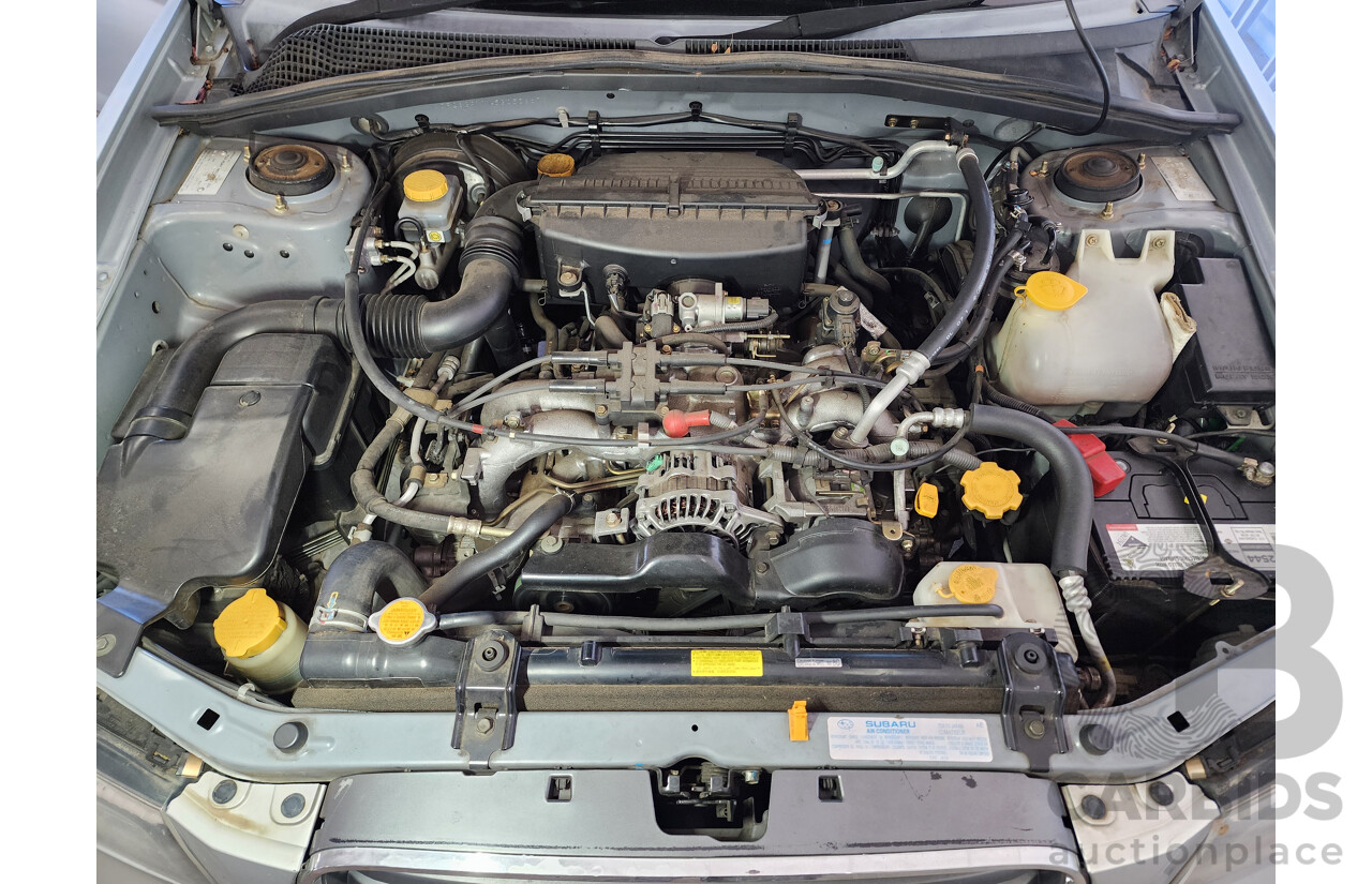4/2005 Subaru Forester XS MY05 4d Wagon Silver 2.5L
