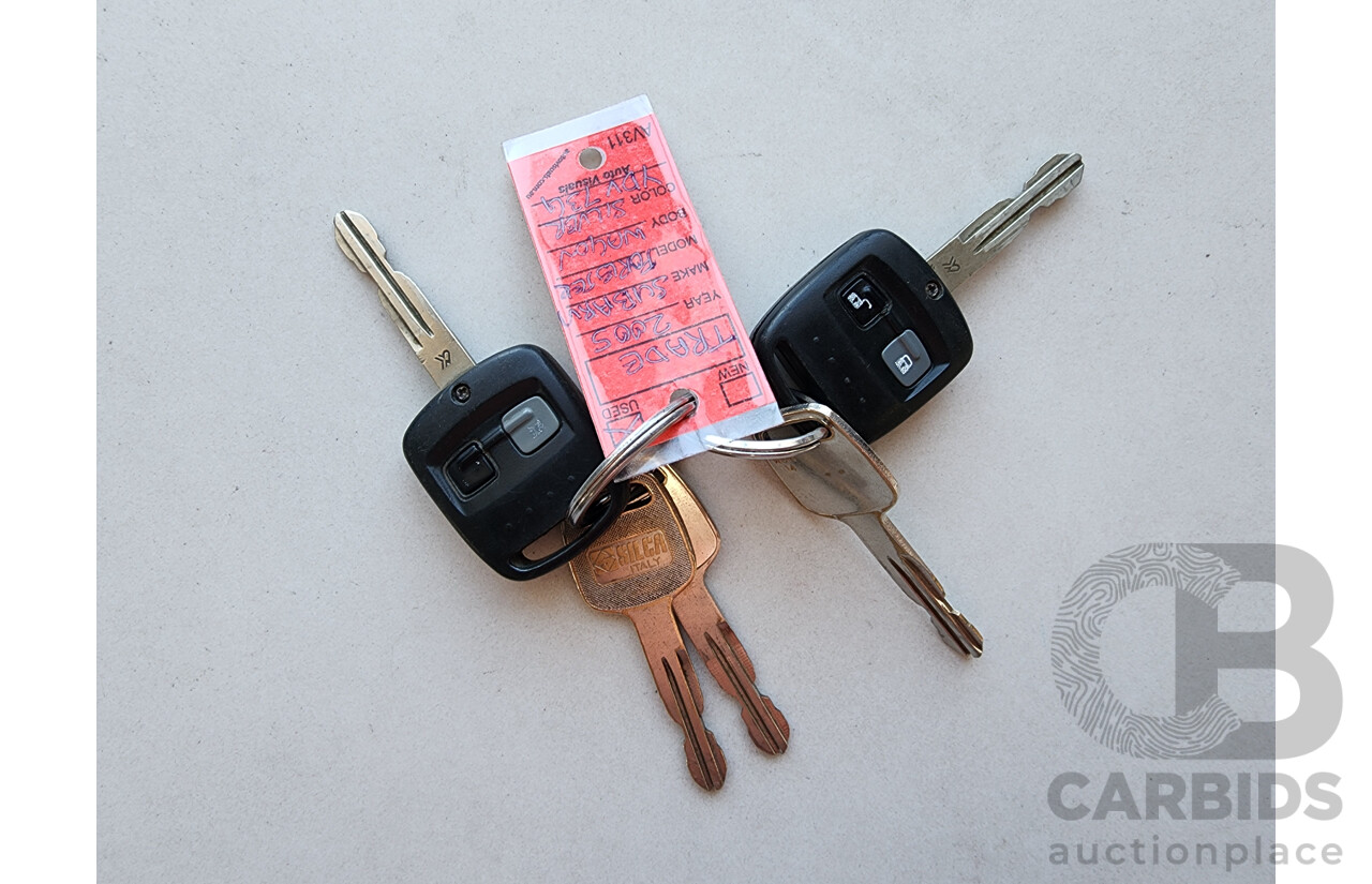 4/2005 Subaru Forester XS MY05 4d Wagon Silver 2.5L