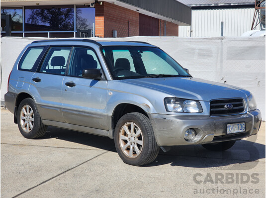 4/2005 Subaru Forester XS MY05 4d Wagon Silver 2.5L