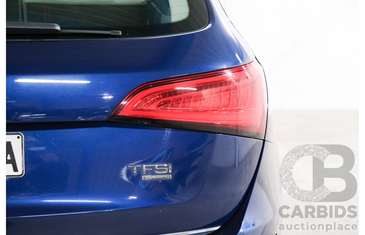 8/2014 Audi Q5 2.0 TFSI Quattro 8R MY14 4d Wagon Blue Turbo 2.0L