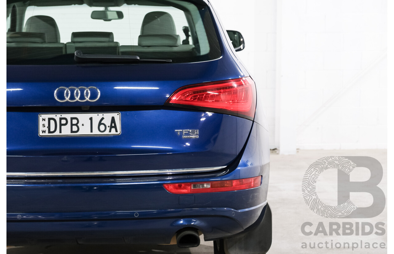 8/2014 Audi Q5 2.0 TFSI Quattro 8R MY14 4d Wagon Blue Turbo 2.0L