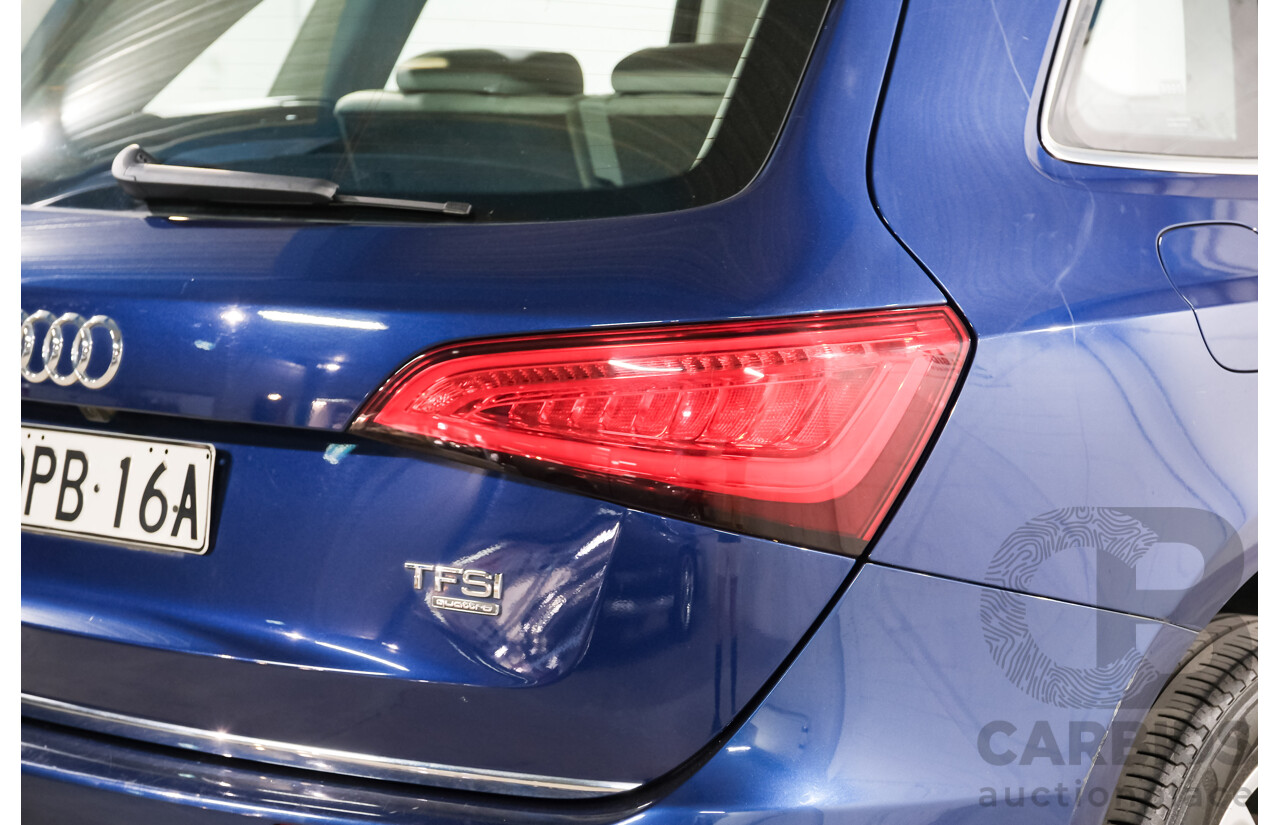 8/2014 Audi Q5 2.0 TFSI Quattro 8R MY14 4d Wagon Blue Turbo 2.0L