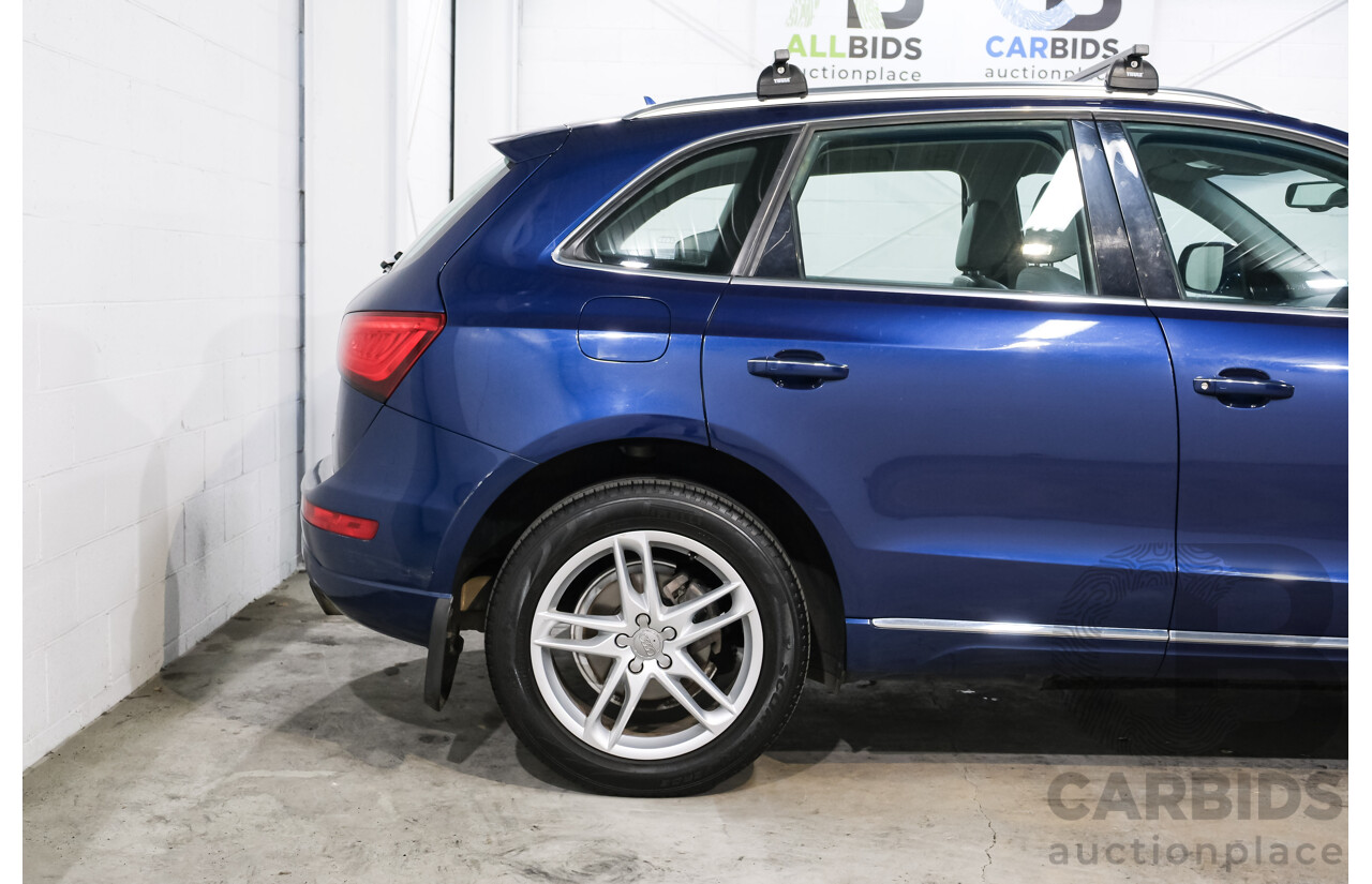 8/2014 Audi Q5 2.0 TFSI Quattro 8R MY14 4d Wagon Blue Turbo 2.0L