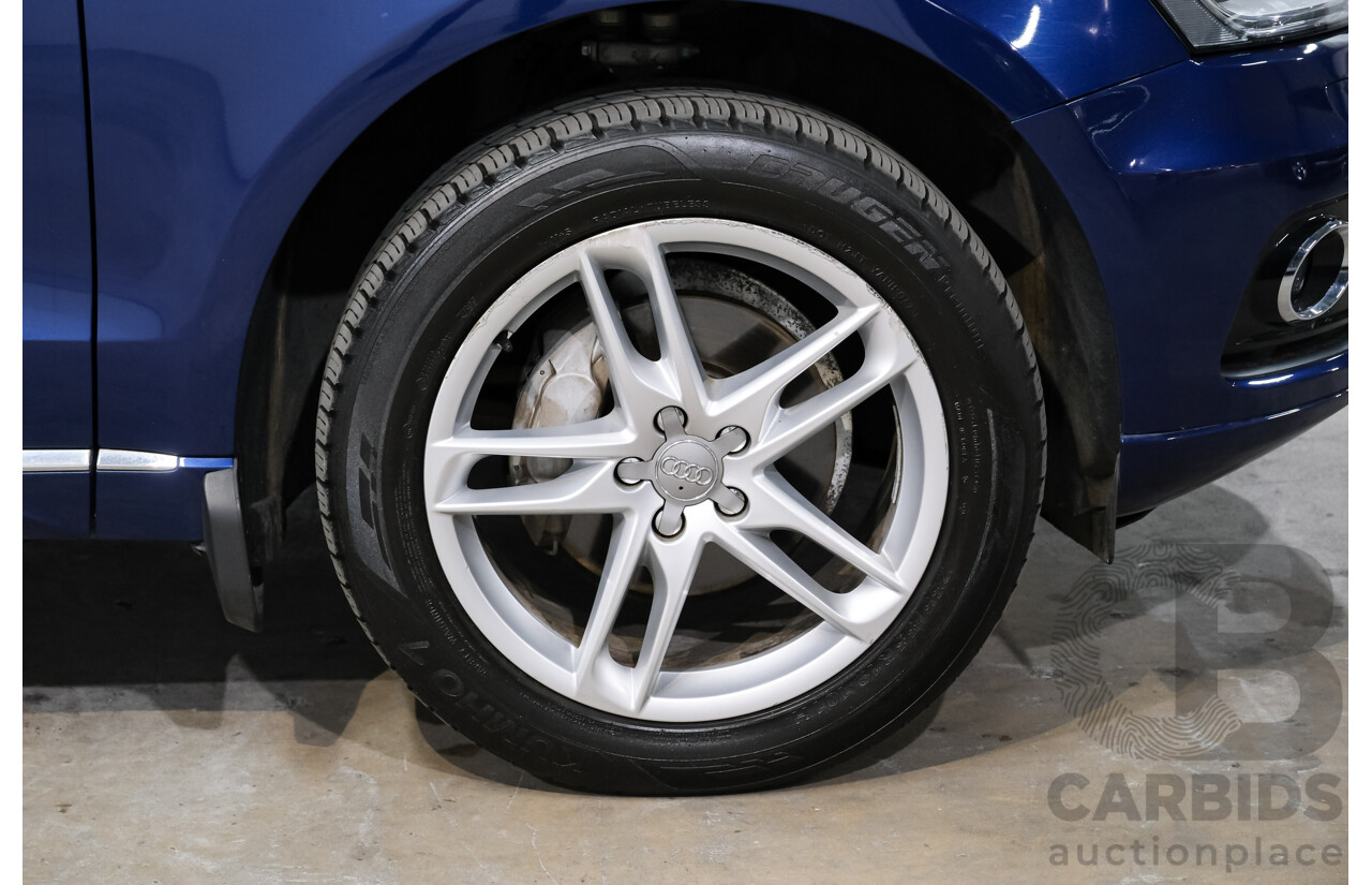 8/2014 Audi Q5 2.0 TFSI Quattro 8R MY14 4d Wagon Blue Turbo 2.0L