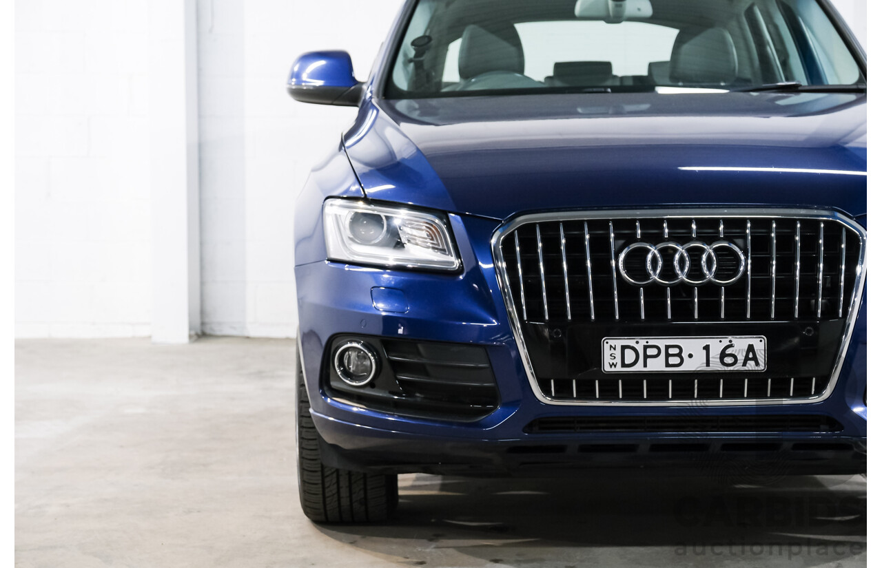 8/2014 Audi Q5 2.0 TFSI Quattro 8R MY14 4d Wagon Blue Turbo 2.0L