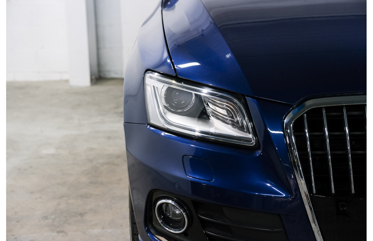 8/2014 Audi Q5 2.0 TFSI Quattro 8R MY14 4d Wagon Blue Turbo 2.0L