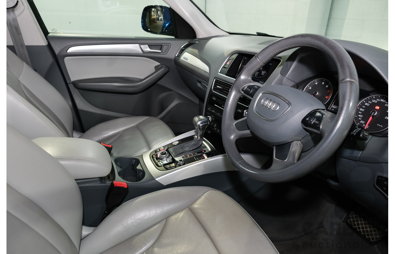 8/2014 Audi Q5 2.0 TFSI Quattro 8R MY14 4d Wagon Blue Turbo 2.0L