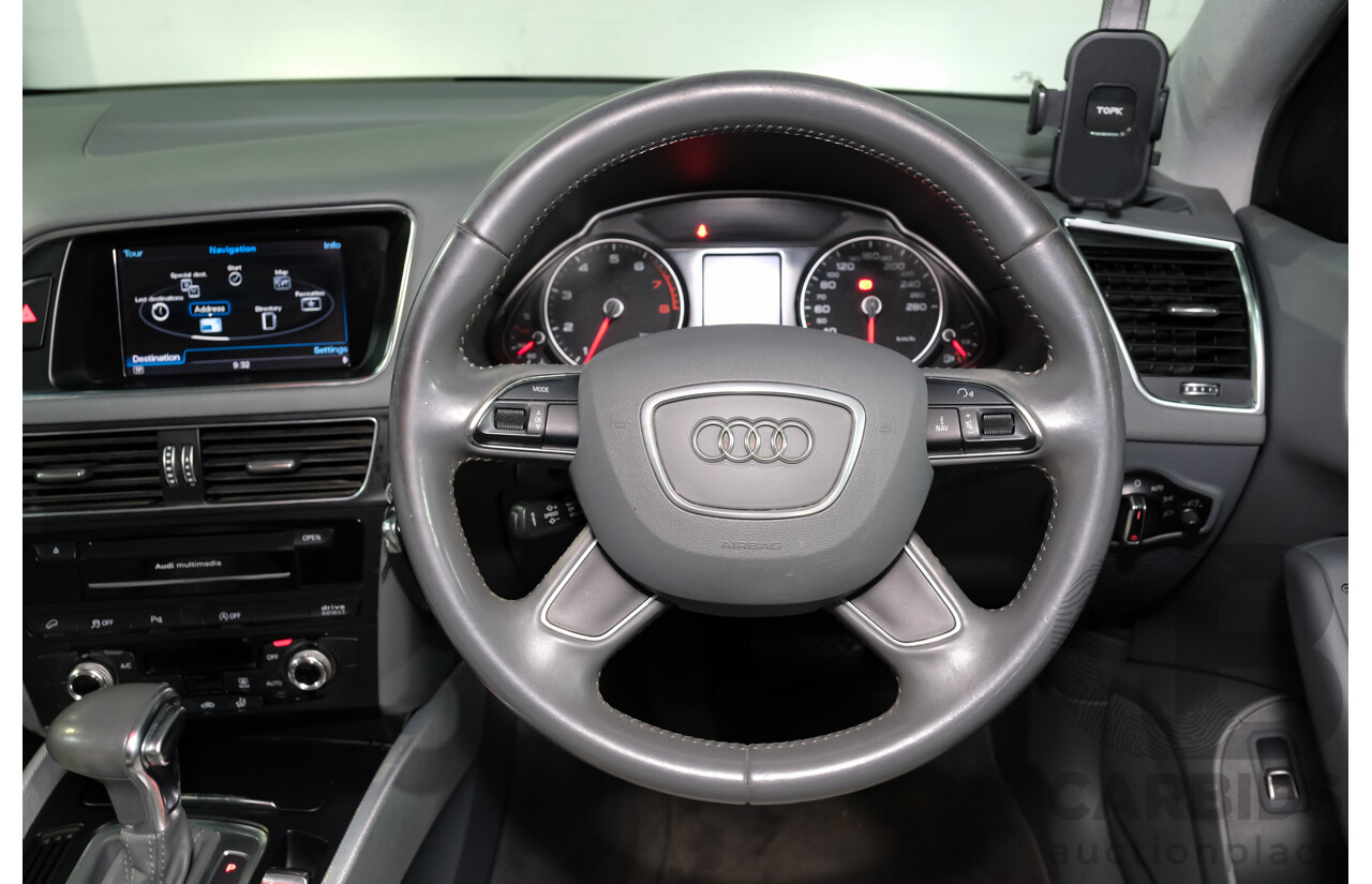 8/2014 Audi Q5 2.0 TFSI Quattro 8R MY14 4d Wagon Blue Turbo 2.0L