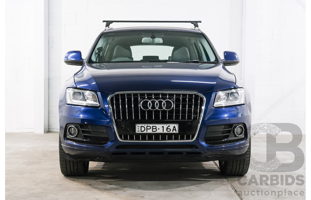 8/2014 Audi Q5 2.0 TFSI Quattro 8R MY14 4d Wagon Blue Turbo 2.0L
