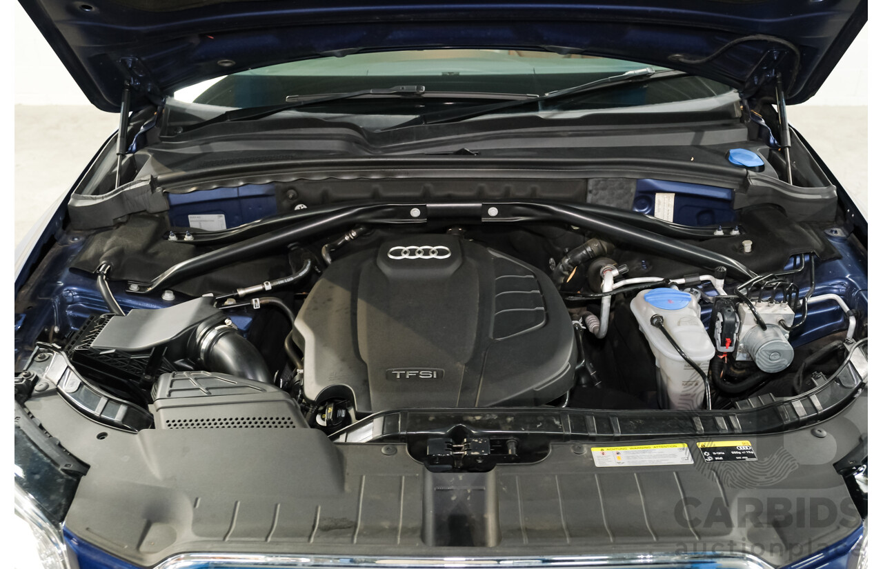 8/2014 Audi Q5 2.0 TFSI Quattro 8R MY14 4d Wagon Blue Turbo 2.0L