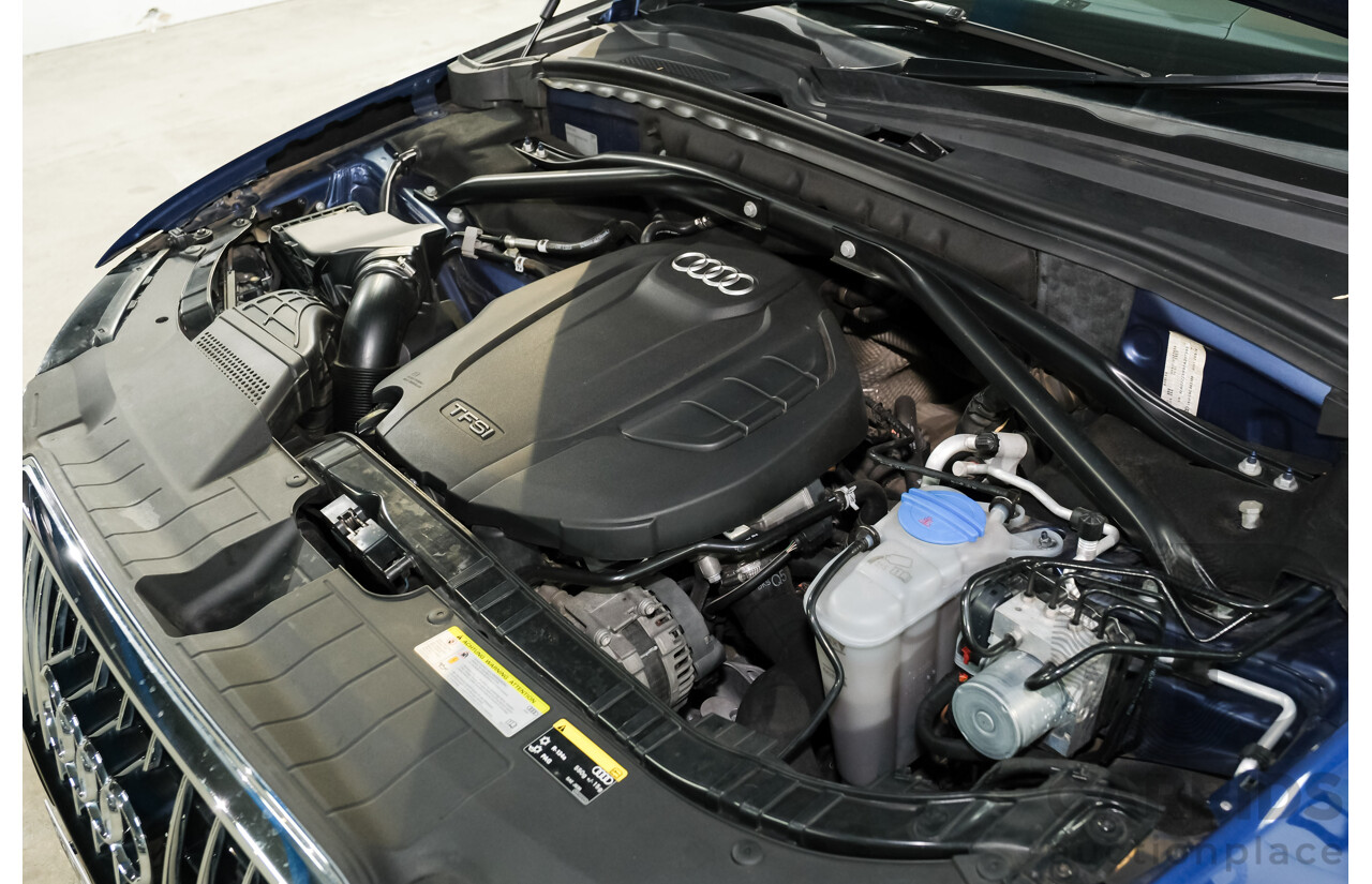 8/2014 Audi Q5 2.0 TFSI Quattro 8R MY14 4d Wagon Blue Turbo 2.0L