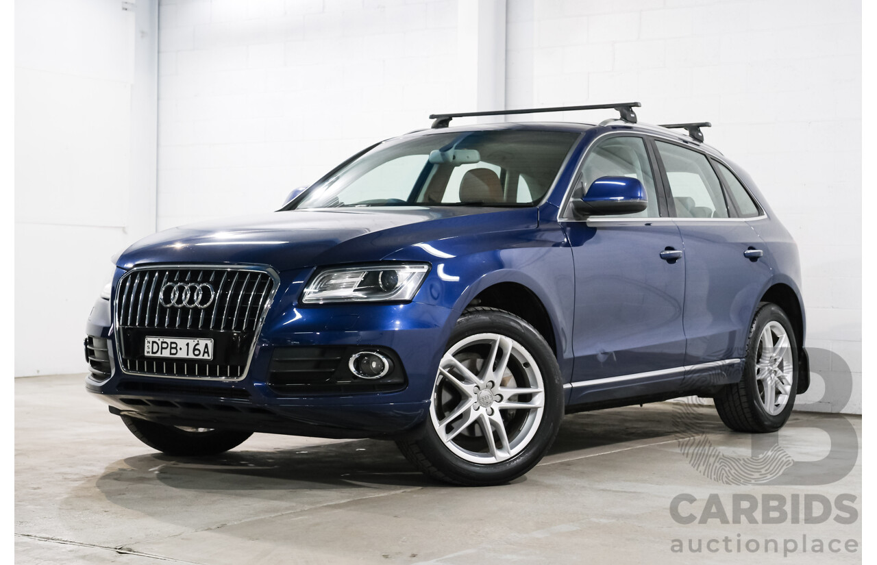 8/2014 Audi Q5 2.0 TFSI Quattro 8R MY14 4d Wagon Blue Turbo 2.0L
