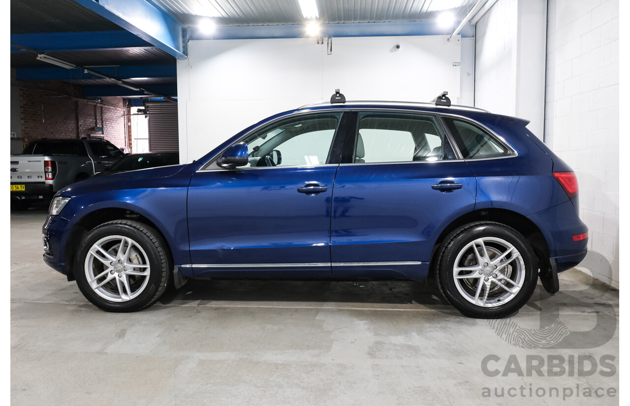 8/2014 Audi Q5 2.0 TFSI Quattro 8R MY14 4d Wagon Blue Turbo 2.0L
