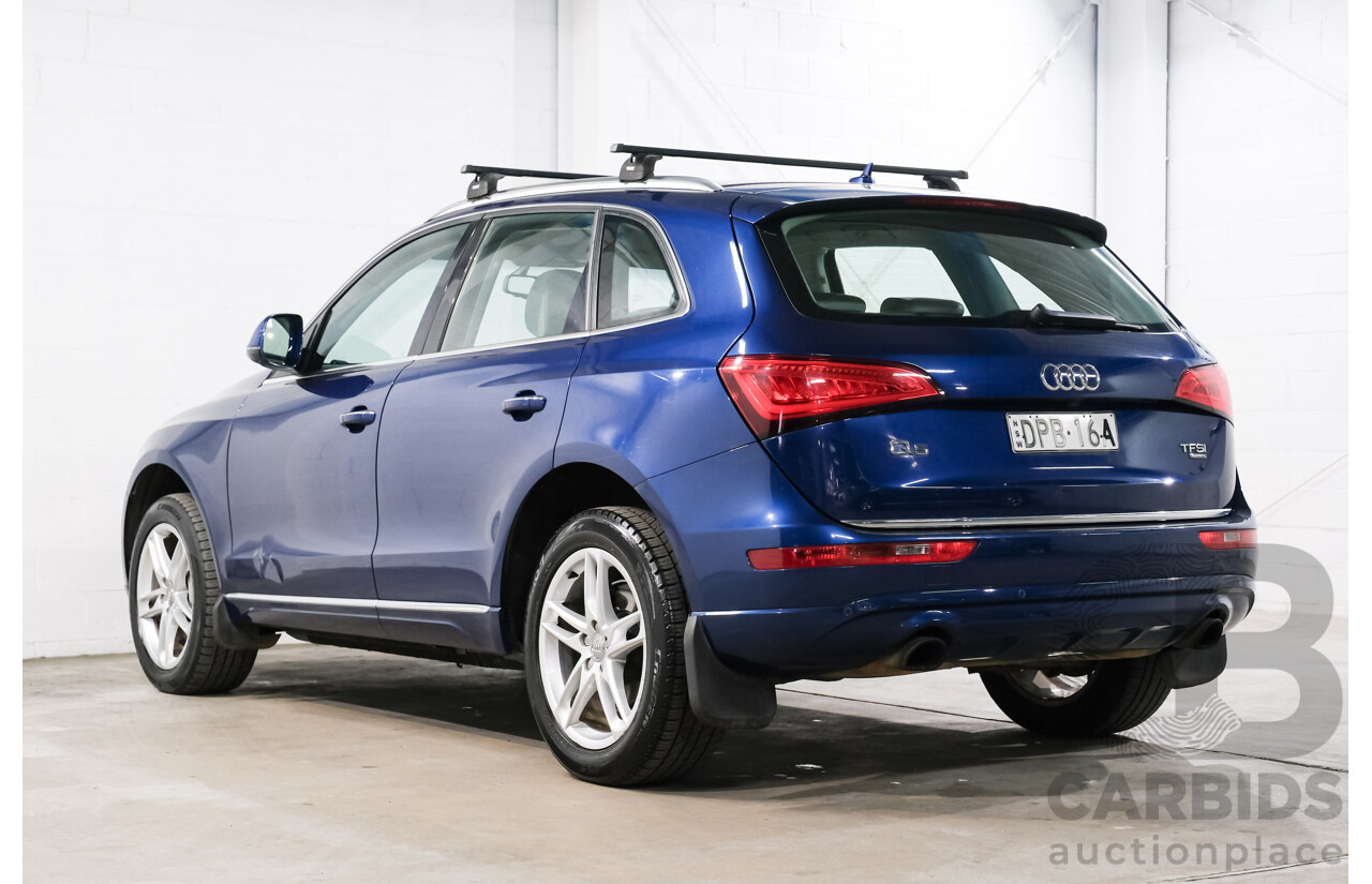 8/2014 Audi Q5 2.0 TFSI Quattro 8R MY14 4d Wagon Blue Turbo 2.0L