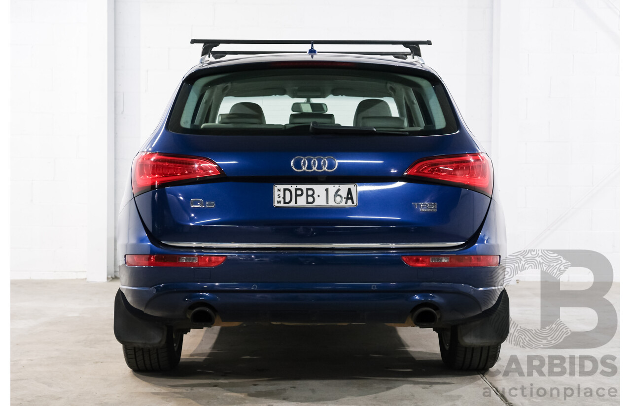 8/2014 Audi Q5 2.0 TFSI Quattro 8R MY14 4d Wagon Blue Turbo 2.0L