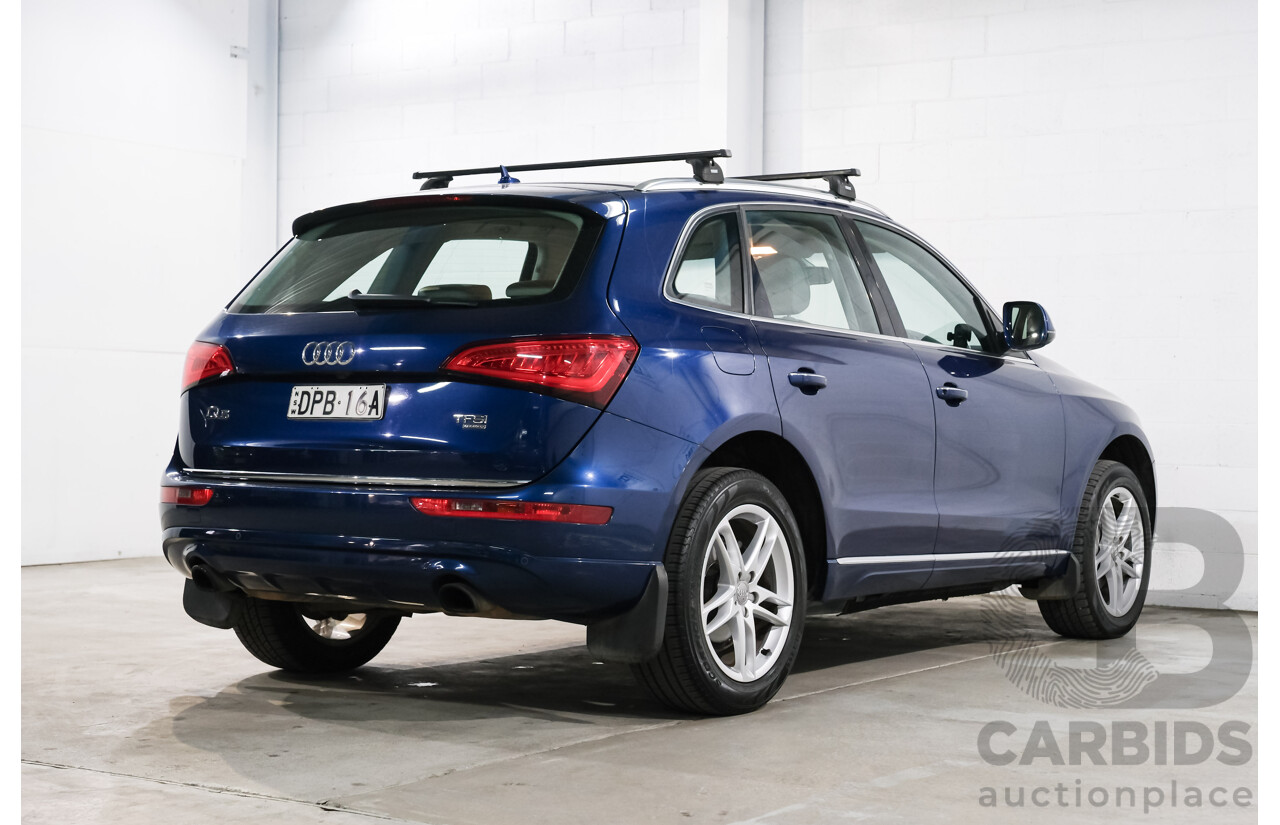 8/2014 Audi Q5 2.0 TFSI Quattro 8R MY14 4d Wagon Blue Turbo 2.0L