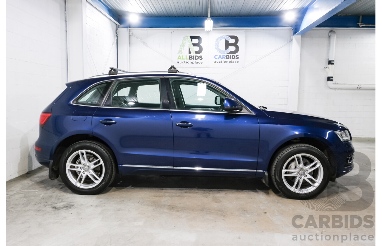 8/2014 Audi Q5 2.0 TFSI Quattro 8R MY14 4d Wagon Blue Turbo 2.0L